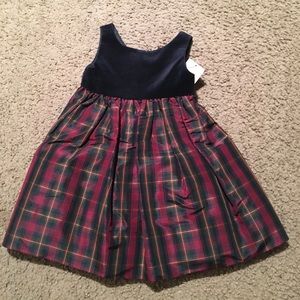 Ralph Lauren Baby Girl Dress - Size 9 Months - NEW WITH TAGS